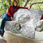 Australia Opossum Quilt Aboriginal Art Gumtree Blossoms Grunge - Aussie Hoodie