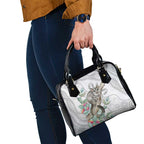 Australia Opossum Shoulder Handbag Aboriginal Art Gumtree Blossoms Grunge - Aussie Hoodie