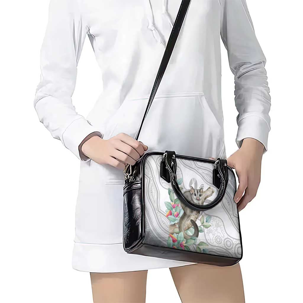 Australia Opossum Shoulder Handbag Aboriginal Art Gumtree Blossoms Grunge - Aussie Hoodie