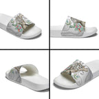 Australia Opossum Slide Sandals Aboriginal Art Gumtree Blossoms Grunge - Aussie Hoodie