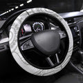 Australia Opossum Steering Wheel Cover Aboriginal Art Gumtree Blossoms Grunge - Aussie Hoodie