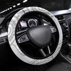 Australia Opossum Steering Wheel Cover Aboriginal Art Gumtree Blossoms Grunge - Aussie Hoodie