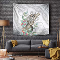 Australia Opossum Tapestry Aboriginal Art Gumtree Blossoms Grunge - Aussie Hoodie