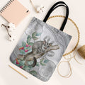 Australia Opossum Tote Bag Aboriginal Art Gumtree Blossoms Grunge - Aussie Hoodie