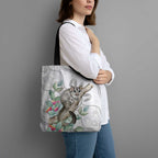 Australia Opossum Tote Bag Aboriginal Art Gumtree Blossoms Grunge - Aussie Hoodie