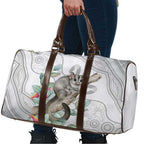 Australia Opossum Travel Bag Aboriginal Art Gumtree Blossoms Grunge - Aussie Hoodie
