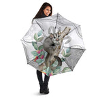 Australia Opossum Umbrella Aboriginal Art Gumtree Blossoms Grunge - Aussie Hoodie