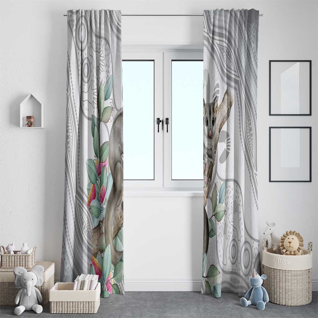 Australia Opossum Window Curtain Aboriginal Art Gumtree Blossoms Grunge - Aussie Hoodie