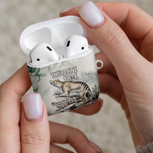 Australia Tasmanian Tiger AirPods Case Memorial 1936 Thylacine - Aussie Hoodie