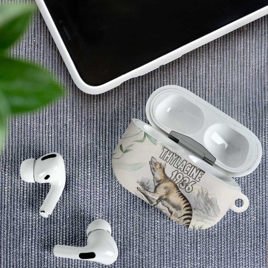 Australia Tasmanian Tiger AirPods Case Memorial 1936 Thylacine - Aussie Hoodie