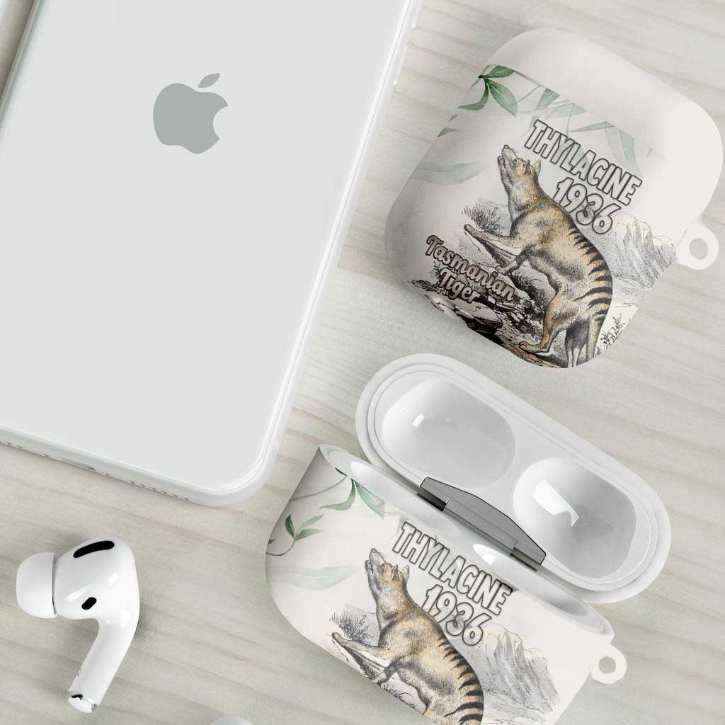 Australia Tasmanian Tiger AirPods Case Memorial 1936 Thylacine - Aussie Hoodie