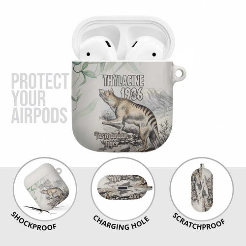 Australia Tasmanian Tiger AirPods Case Memorial 1936 Thylacine - Aussie Hoodie