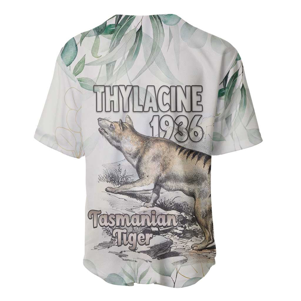Australia Tasmanian Tiger Baseball Jersey Memorial 1936 Thylacine - Aussie Hoodie