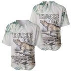Australia Tasmanian Tiger Baseball Jersey Memorial 1936 Thylacine - Aussie Hoodie
