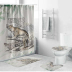 Australia Tasmanian Tiger Bathroom Set Memorial 1936 Thylacine - Aussie Hoodie