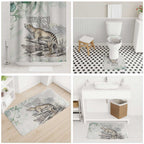 Australia Tasmanian Tiger Bathroom Set Memorial 1936 Thylacine - Aussie Hoodie