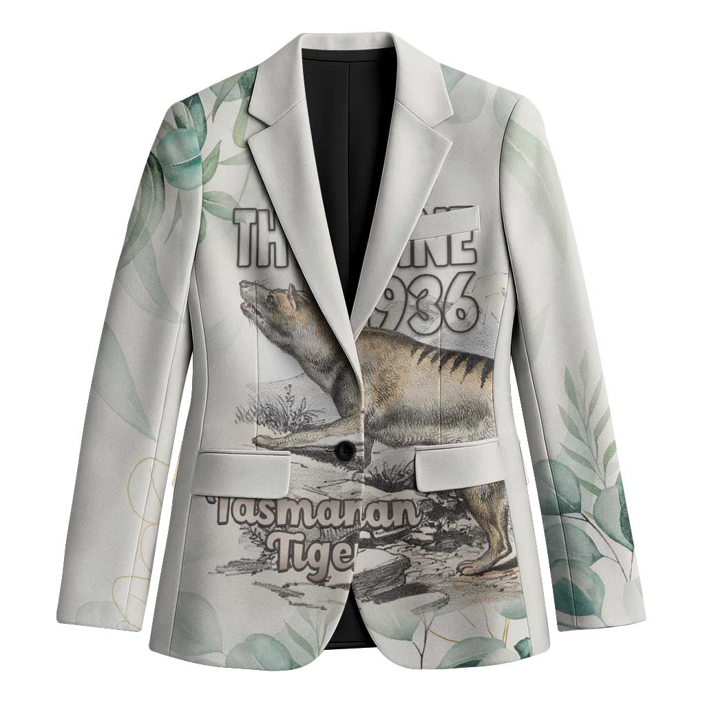 Australia Tasmanian Tiger Blazer Memorial 1936 Thylacine - Aussie Hoodie