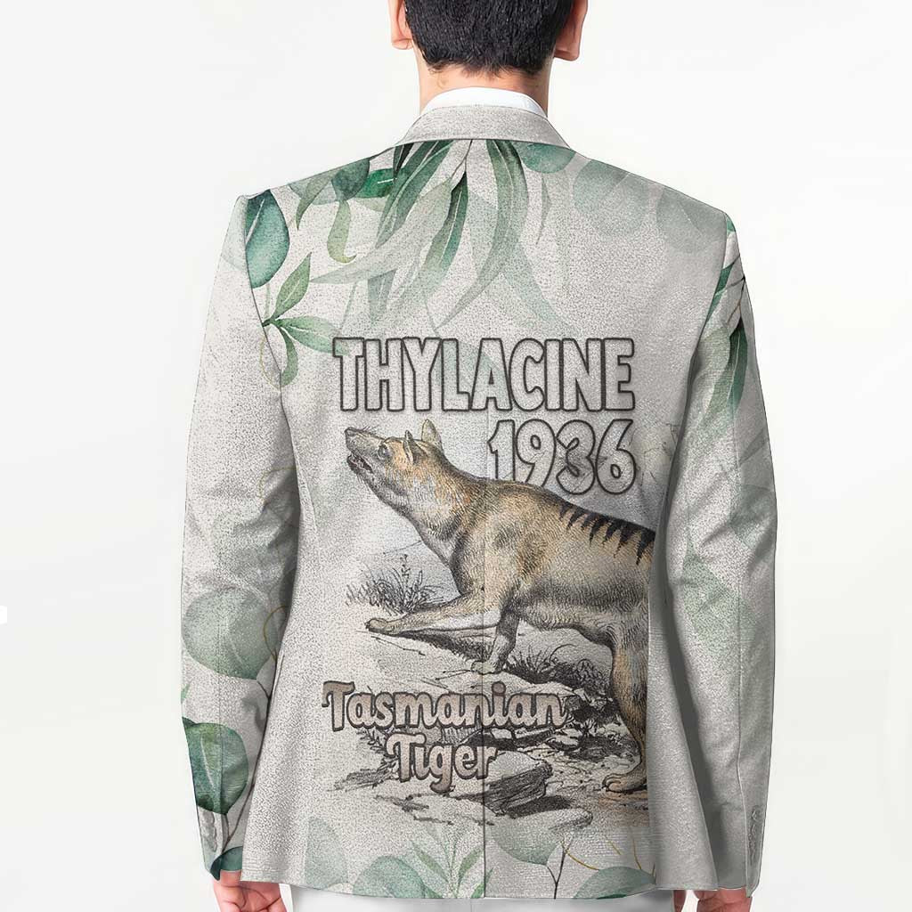 Australia Tasmanian Tiger Blazer Memorial 1936 Thylacine - Aussie Hoodie