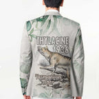 Australia Tasmanian Tiger Blazer Memorial 1936 Thylacine - Aussie Hoodie