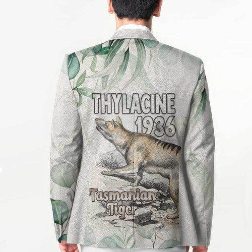 Australia Tasmanian Tiger Blazer Memorial 1936 Thylacine - Aussie Hoodie