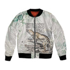 Australia Tasmanian Tiger Bomber Jacket Memorial 1936 Thylacine - Aussie Hoodie