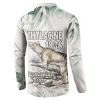 Australia Tasmanian Tiger Button Sweatshirt Memorial 1936 Thylacine - Aussie Hoodie