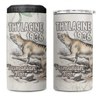 Australia Tasmanian Tiger 4 in 1 Can Cooler Tumbler Memorial 1936 Thylacine - Aussie Hoodie
