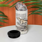 Australia Tasmanian Tiger 4 in 1 Can Cooler Tumbler Memorial 1936 Thylacine - Aussie Hoodie