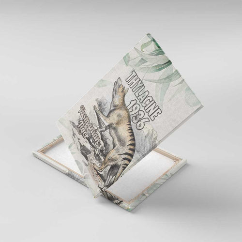 Australia Tasmanian Tiger Canvas Wall Art Memorial 1936 Thylacine - Aussie Hoodie
