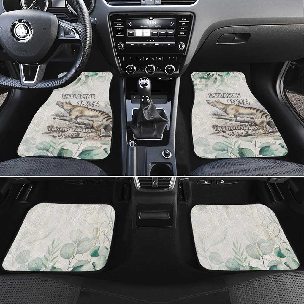 Australia Tasmanian Tiger Car Mats Memorial 1936 Thylacine - Aussie Hoodie