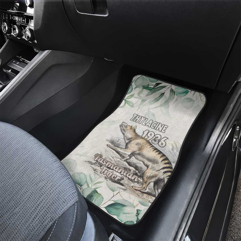 Australia Tasmanian Tiger Car Mats Memorial 1936 Thylacine - Aussie Hoodie