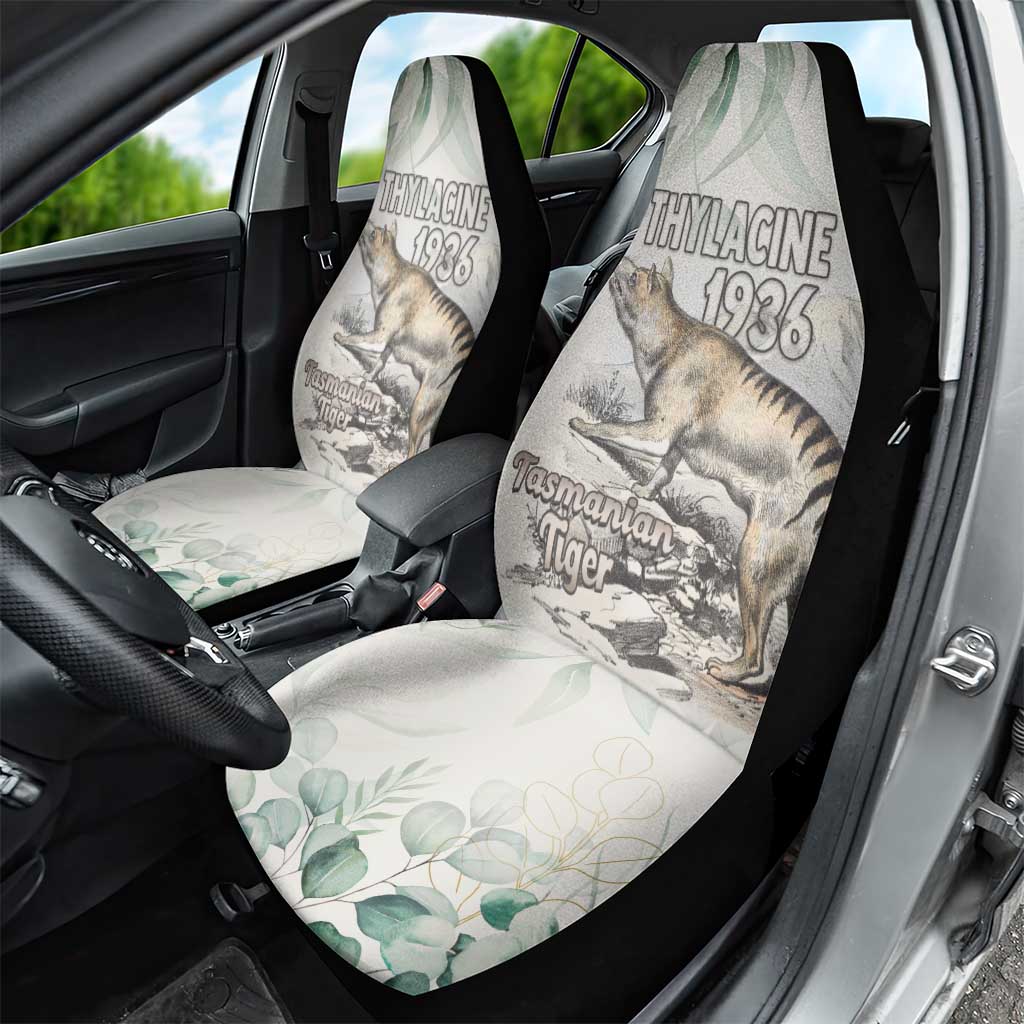 Australia Tasmanian Tiger Car Seat Cover Memorial 1936 Thylacine - Aussie Hoodie