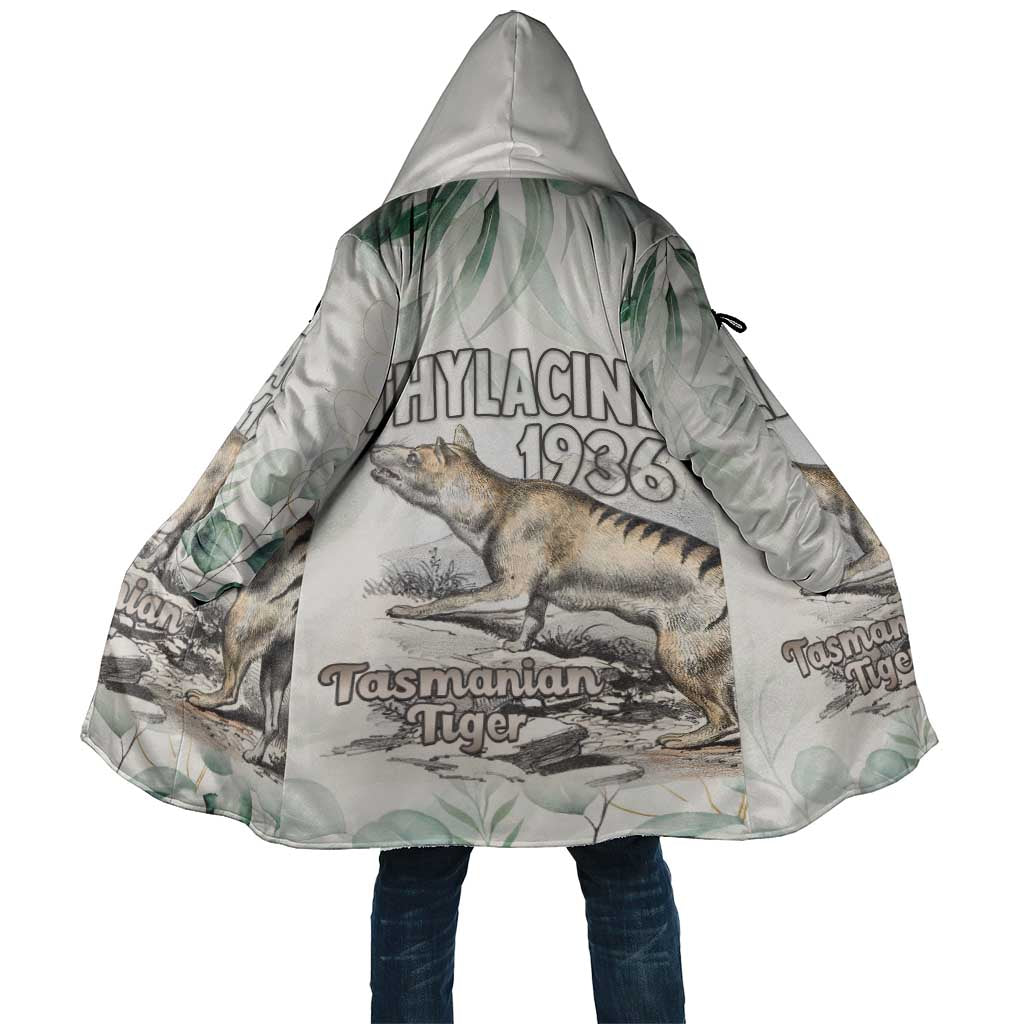 Australia Tasmanian Tiger Cloak Memorial 1936 Thylacine - Aussie Hoodie