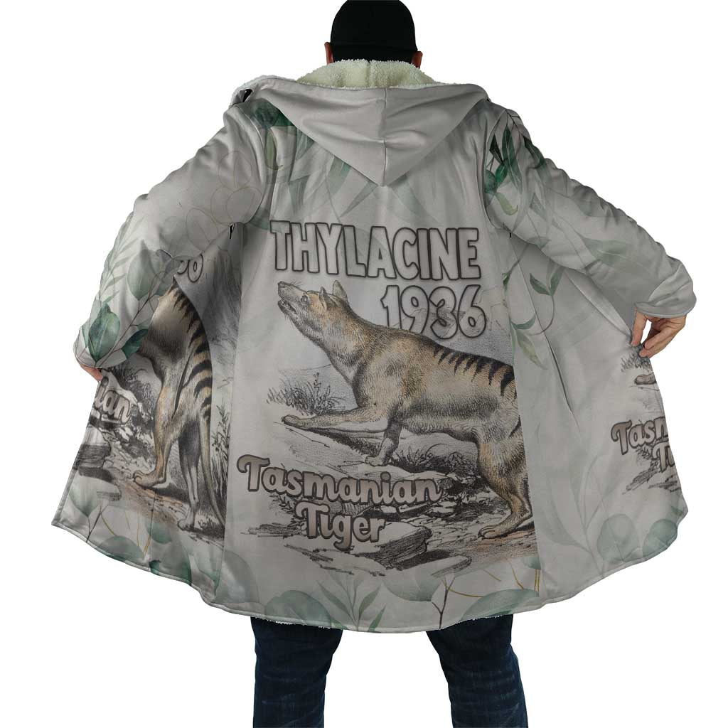 Australia Tasmanian Tiger Cloak Memorial 1936 Thylacine - Aussie Hoodie