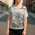 Australia Tasmanian Tiger Cross Shoulder Shirt Memorial 1936 Thylacine - Aussie Hoodie