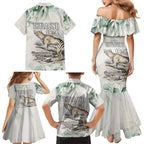 Australia Tasmanian Tiger Family Matching Mermaid Dress and Hawaiian Shirt Memorial 1936 Thylacine - Aussie Hoodie