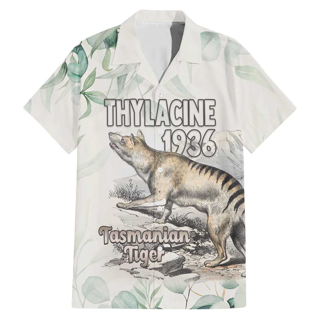 Australia Tasmanian Tiger Family Matching Mermaid Dress and Hawaiian Shirt Memorial 1936 Thylacine - Aussie Hoodie