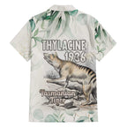 Australia Tasmanian Tiger Family Matching Off The Shoulder Long Sleeve Dress and Hawaiian Shirt Memorial 1936 Thylacine - Aussie Hoodie