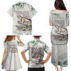 Australia Tasmanian Tiger Family Matching Puletasi and Hawaiian Shirt Memorial 1936 Thylacine - Aussie Hoodie