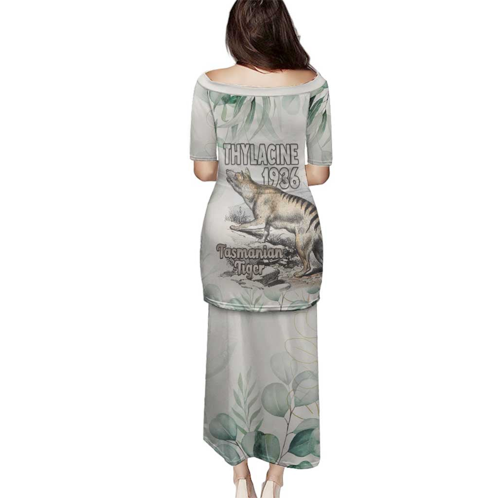 Australia Tasmanian Tiger Family Matching Puletasi and Hawaiian Shirt Memorial 1936 Thylacine - Aussie Hoodie