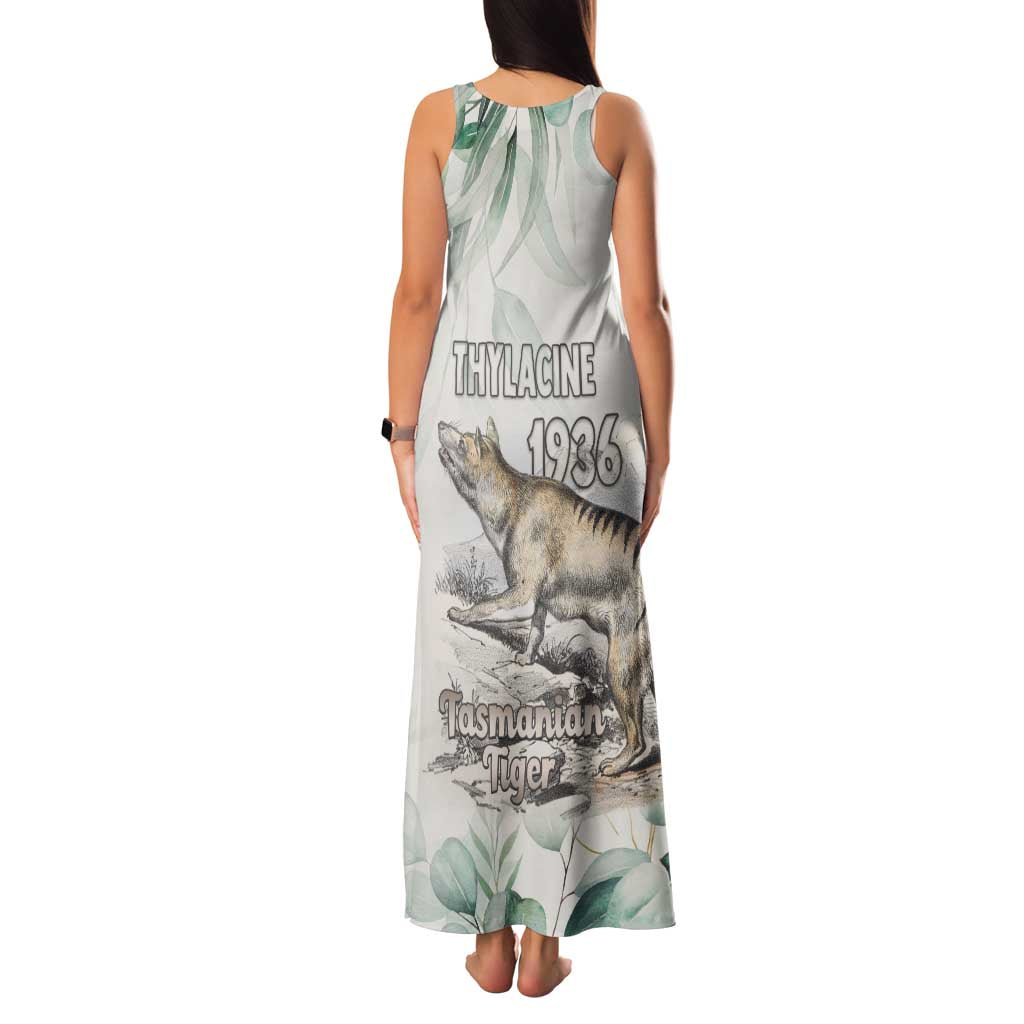 Australia Tasmanian Tiger Family Matching Tank Maxi Dress and Hawaiian Shirt Memorial 1936 Thylacine - Aussie Hoodie
