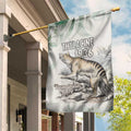 Australia Tasmanian Tiger Garden Flag Memorial 1936 Thylacine - Aussie Hoodie