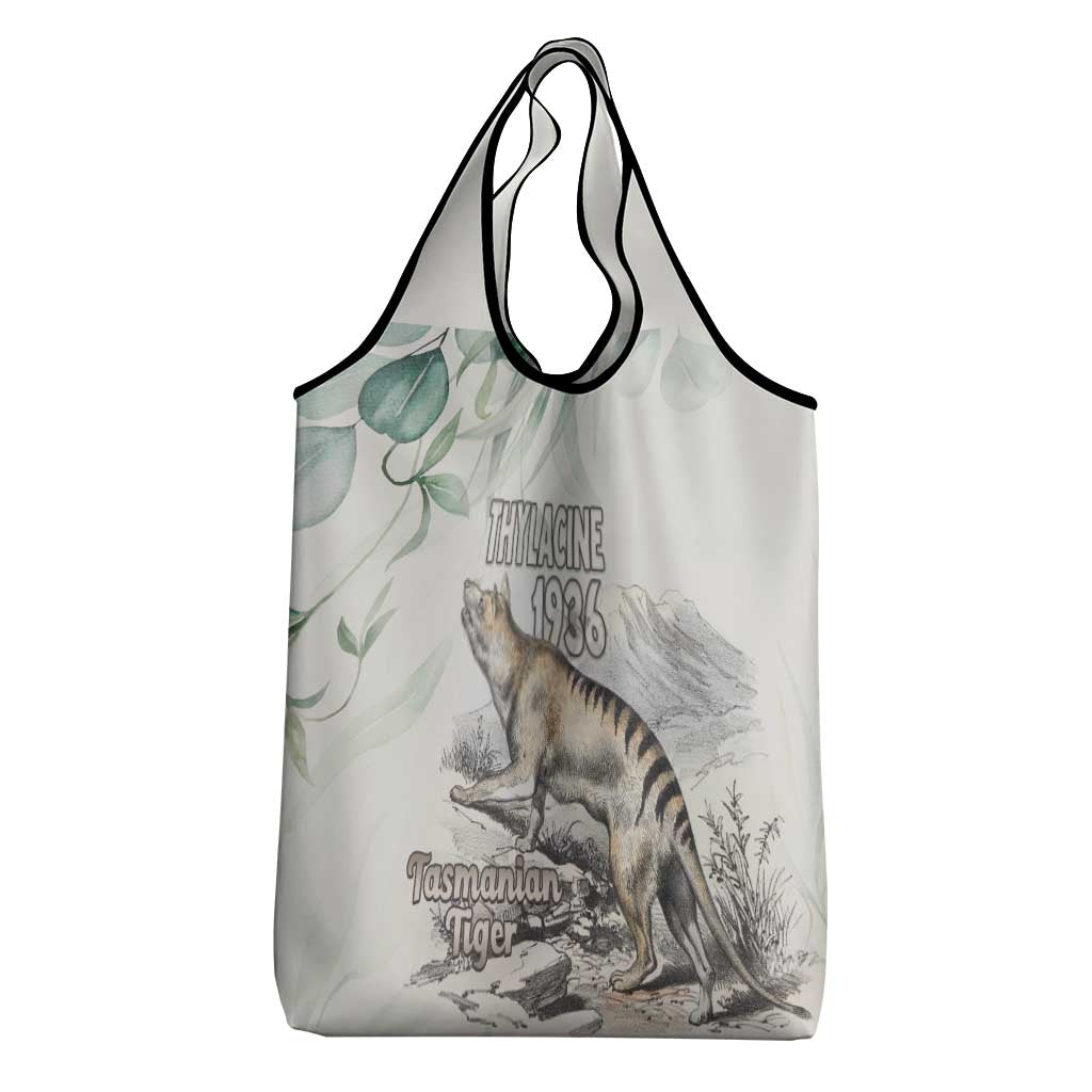 Australia Tasmanian Tiger Grocery Bag Memorial 1936 Thylacine - Aussie Hoodie