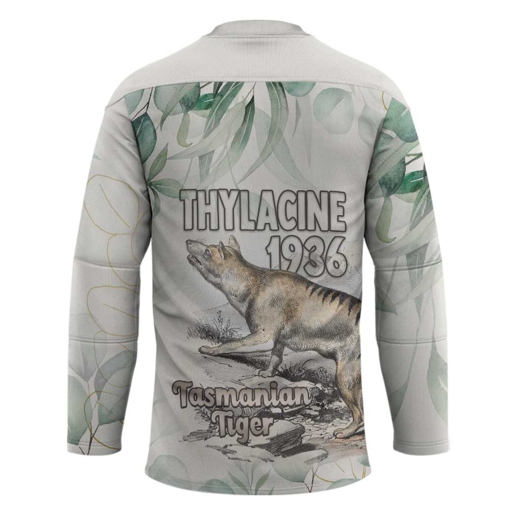 Australia Tasmanian Tiger Hockey Jersey Memorial 1936 Thylacine - Aussie Hoodie