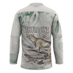 Australia Tasmanian Tiger Hockey Jersey Memorial 1936 Thylacine - Aussie Hoodie