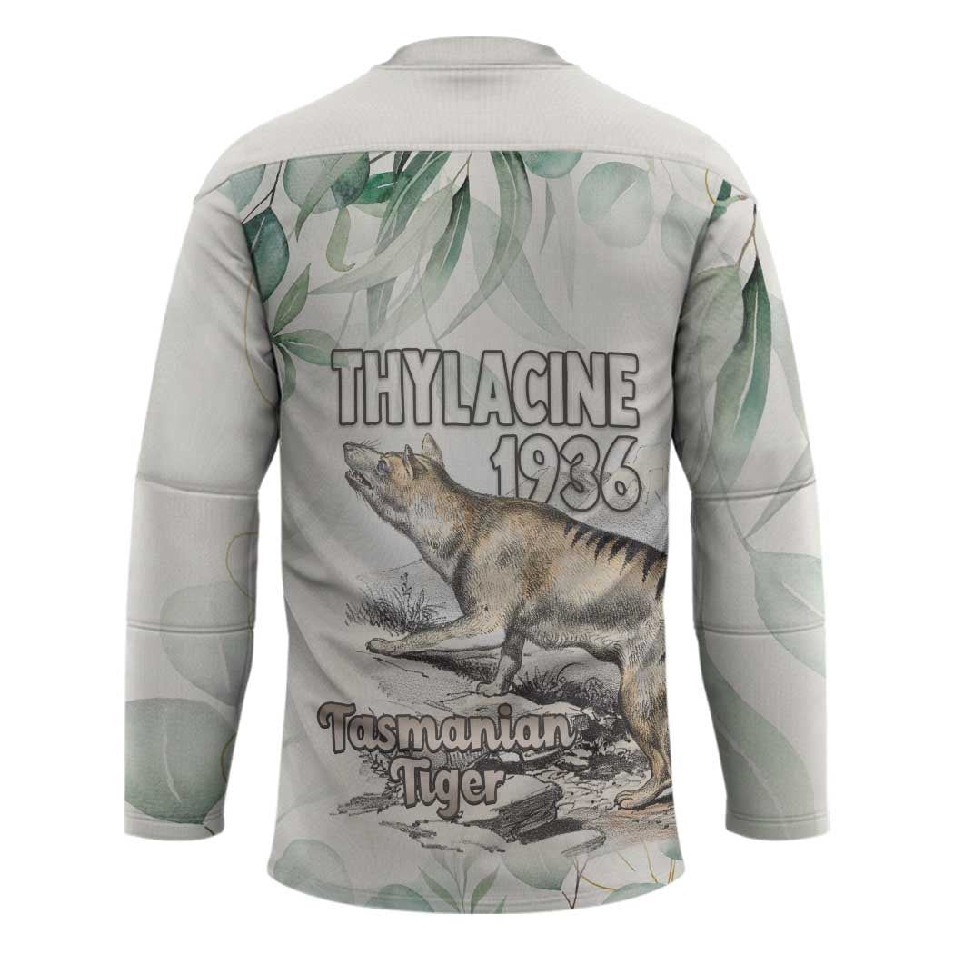 Australia Tasmanian Tiger Hockey Jersey Memorial 1936 Thylacine - Aussie Hoodie