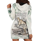 Australia Tasmanian Tiger Hoodie Dress Memorial 1936 Thylacine - Aussie Hoodie