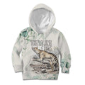 Australia Tasmanian Tiger Kid Hoodie Memorial 1936 Thylacine - Aussie Hoodie