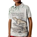 Australia Tasmanian Tiger Kid Polo Shirt Memorial 1936 Thylacine - Aussie Hoodie