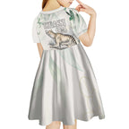 Australia Tasmanian Tiger Kid Short Sleeve Dress Memorial 1936 Thylacine - Aussie Hoodie